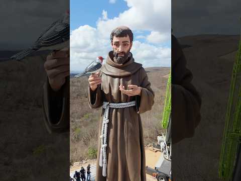 ESTÁTUA DE SÃO FRANCISCO DIASSIS, A MAIOR DO RIO GRANDE DO NORTE. #tvchicocobradagua #turismo #rn