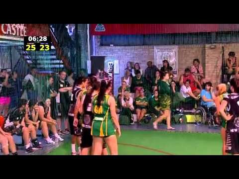 Indoor Netball World Cup 2014  21&Under : Australia vs New Zealand