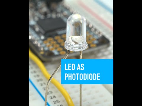 LED as Photodiode - Collin’s Lab Notes #adafruit #collinslabnotes
