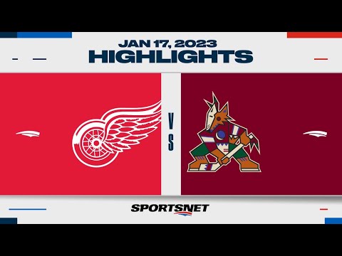 NHL Highlights | Red Wings vs. Coyotes - January 17, 2023