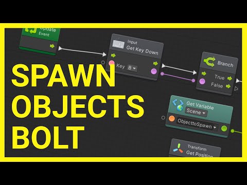Spawn Objects in Unity with Bolt - the easy way