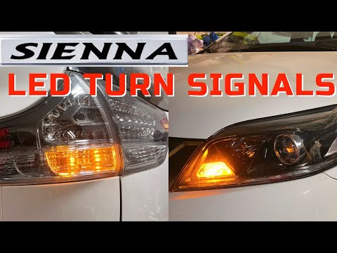 How to Upgrade LED Turn Signals 2011-2020 Toyota Sienna SE | Swagger Wagon