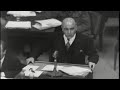 Nuremberg Trial Day 158 (1946) Franz von Papen Cross Maxwell-Fyfe