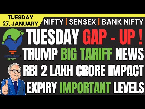 NIFTY & BANK NIFTY PREDICTION AND ANALYSIS FOR TUESDAY, 27 JANUARY 2026 | MARKET ANALYSIS #viral