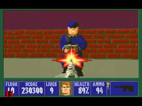 Wolfenstein 3D -  Episode 1 (All Kills, Secrets, Treasures)