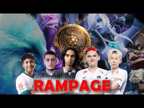 MUST-WATCH ALL RAMPAGES IN TI10! INSANE RAMPAGE MOMENTS IN THE INTERNATIONAL 10! YATORO 3 RAMPAGES!