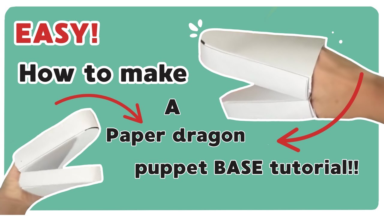 Making a Paper Dragon Base!! - DEEP TUTORIAL