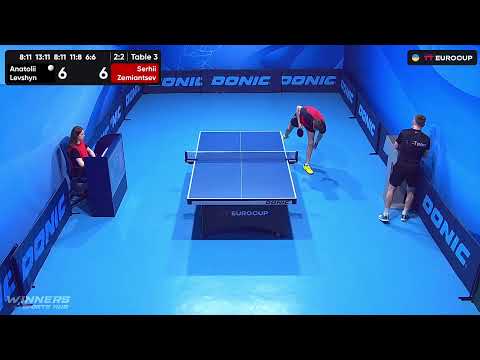 15:30 Anatolii Levshyn - Serhii Zemiantsev 10.08.2023 TT Euro.Cup  Ukraine Star. TABLE 3