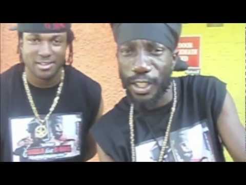 G Mac and Sizzla at Judgement Yard 2012 celebrating 'Question' after the European tour