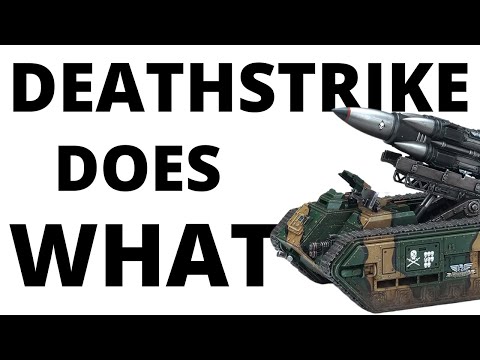 So the Deathstrike Missile got SCARY... Guard Codex Leaked Datasheet