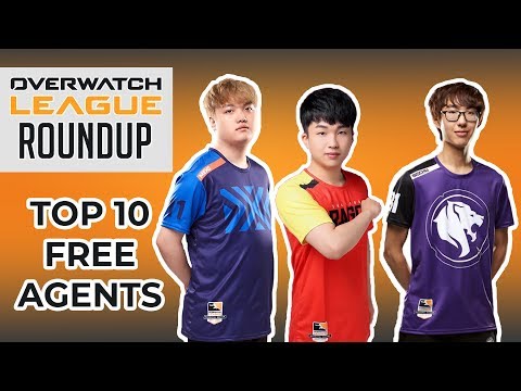 TOP 10 FREE AGENTS - Overwatch League 2019 Off-Season Roundup