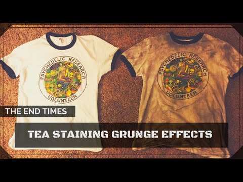 Quick and Easy Post Apocalyptic Effects: Tea Staining