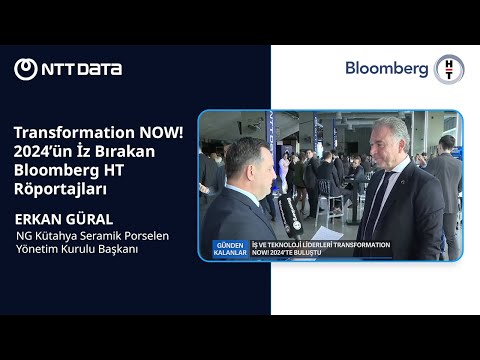 Bloomberg HT Röportaj | Erkan Güral, NG Kütahya Seramik Porselen YKB, Transformation Now! 2024