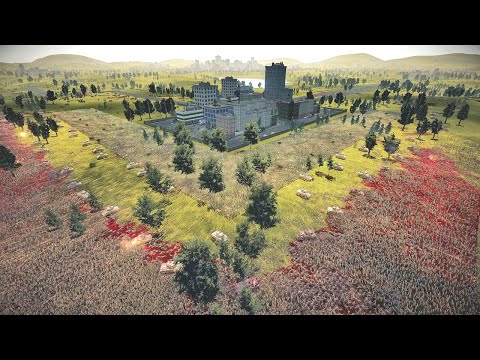 Can WW2 American Army Defend Tiny City From 5,000,000 Zombies - UEBS 2