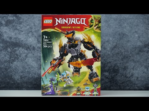 LEGO Ninjago Dragons Rising 71854 Cole's Mission Mech - LEGO Speed Build Review