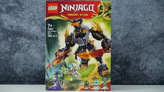LEGO Ninjago Dragons Rising 71854 Cole's Mission Mech - LEGO Speed Build Review
