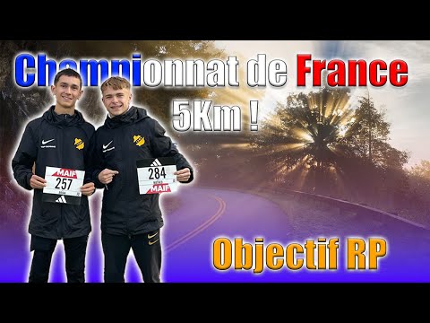Notre participation au championnat de France de 5km ! Objectif Sub 16'30 ?!