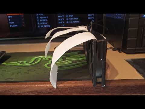 Arctic P12 pwm vs dust filter(s) airflow test