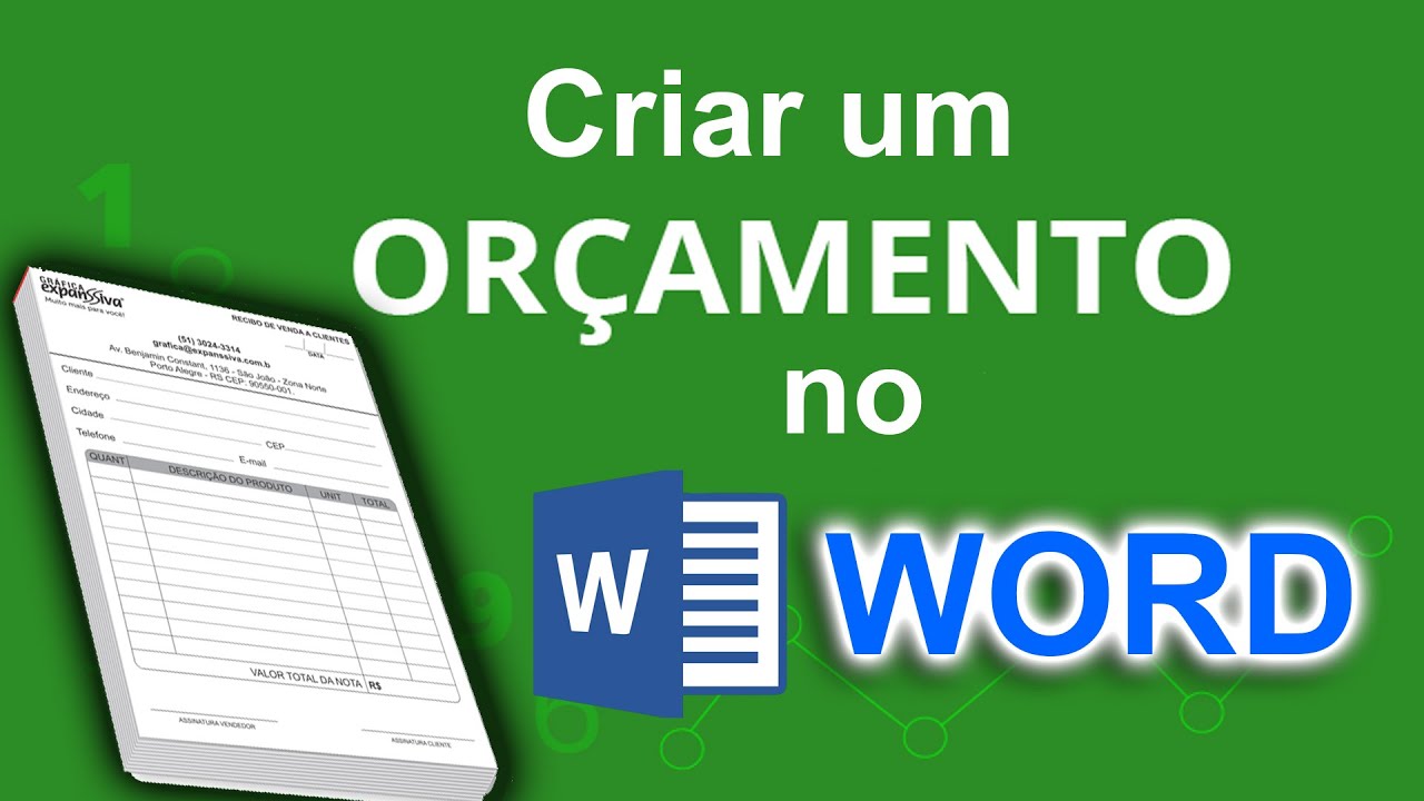 Watch Now Como Criar um Orçamento no WORD Como Criar um Orçamento no WORD
