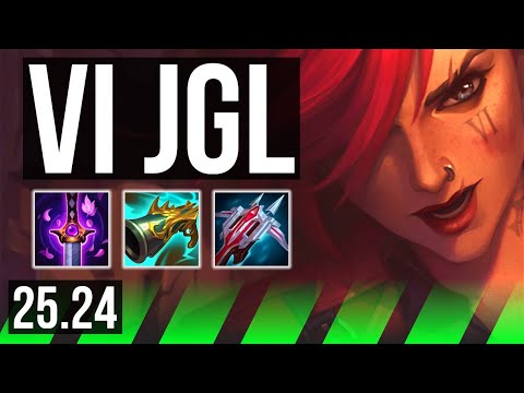 VI vs MASTER YI (JGL) | Good KDA: 14/1/5 | EUW Master | 25.24