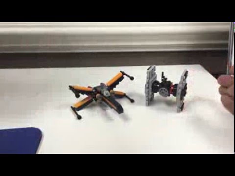 LEGO Polybags - Poe's X-Wing Fighter and First Order TIE Fighter