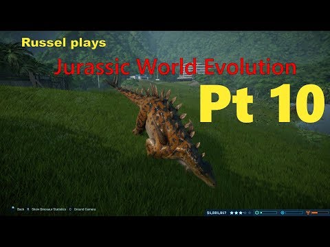 Russel G plays Jurassic World Evolution pt10  - English Speaking 1080@60fps