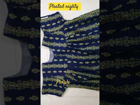Pleated nighty #shorts
