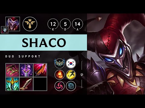 Shaco Support vs Pyke: Dominating - KR Challenger Patch 14.18