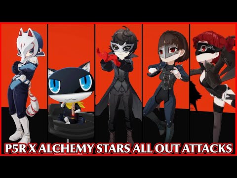 Persona 5 Royal x Alchemy Stars - All All Out Attacks