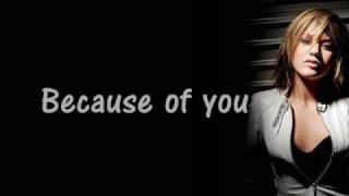 Because Of You - Kelly Clarkson -Instrumental Version +lyrics