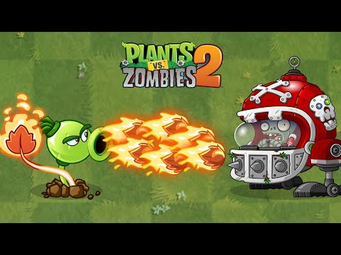 PvZ 2 - What Plant can defeat Mecha-Football Zombie by using only 1 Plant food?