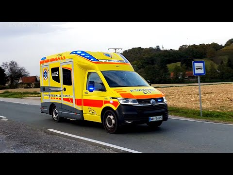 EMS Ambulance Slovenske Konjice, EMS Slovenska Bistrica, EMS Ptuj - responding