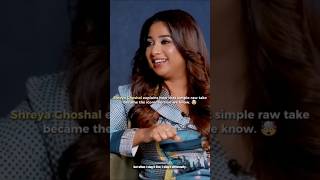 Shreya Ghoshal explains the process of recording &quot;Sunn Raha Hai Na Tu&quot; 🤯 #shreyaghoshal #shorts