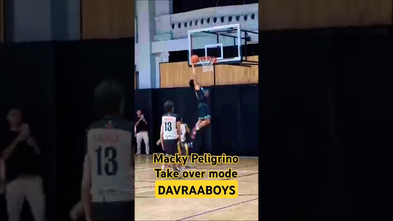 MACKY PELIGRINO TAKE OVER MODE #asmrvideo #basketball #shortviral #sports #davraaboys #highlights