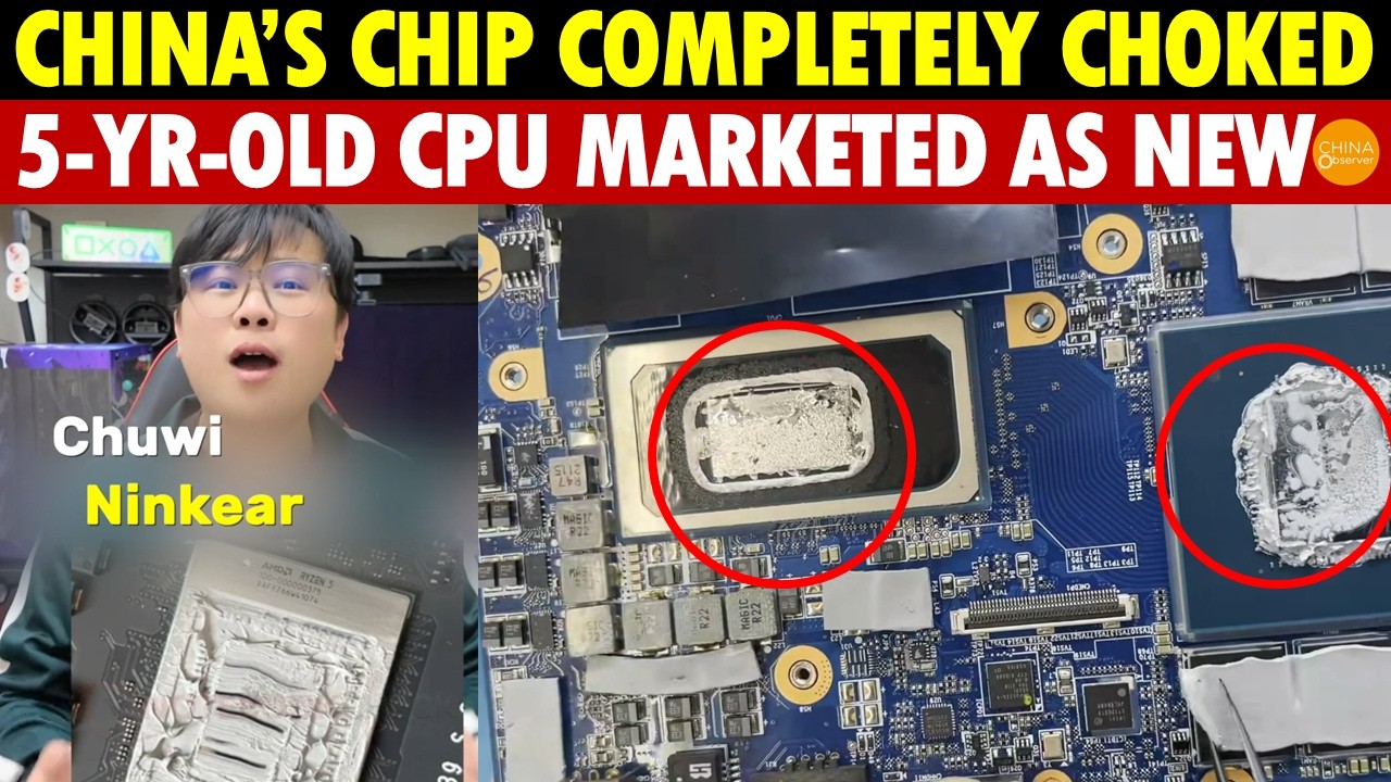 China’s Chip Completely Choked: Fake Innovations Exposed, Stealing No Longer Possible