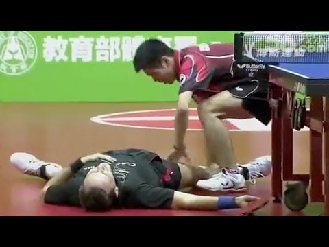 Funny sports & games videos - Funny Table Tennis