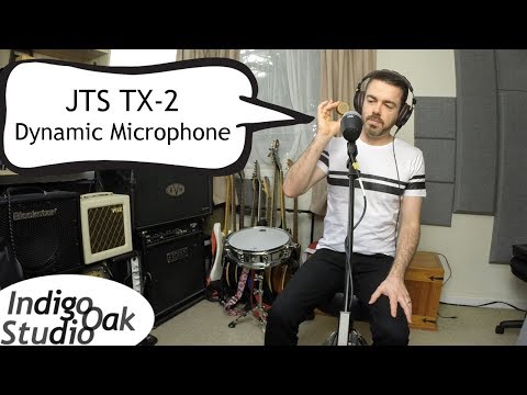 Indigo Oak Studio - JTS TX-2 Dynamic Microphone review & demonstration