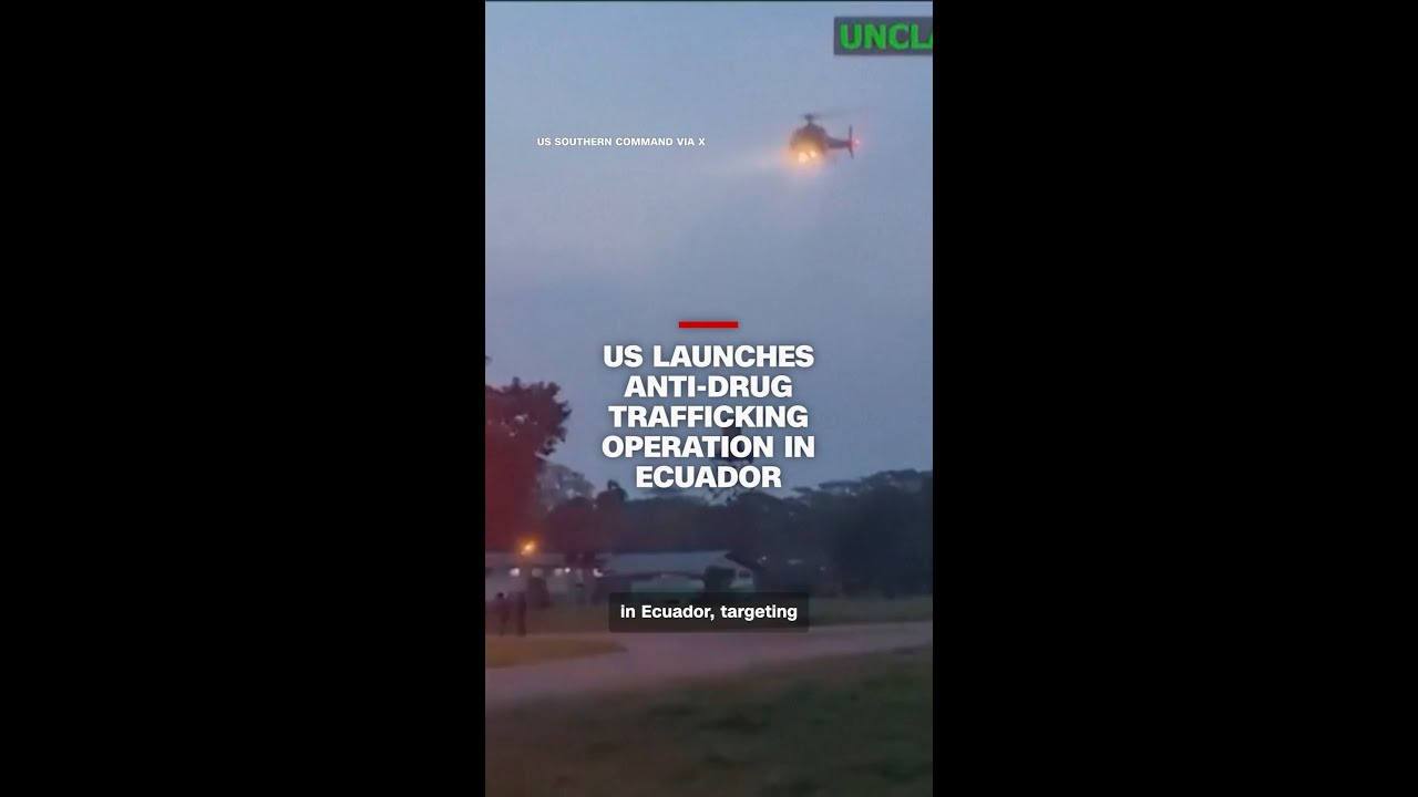 US launches anti-drug trafficking operation in Ecuador