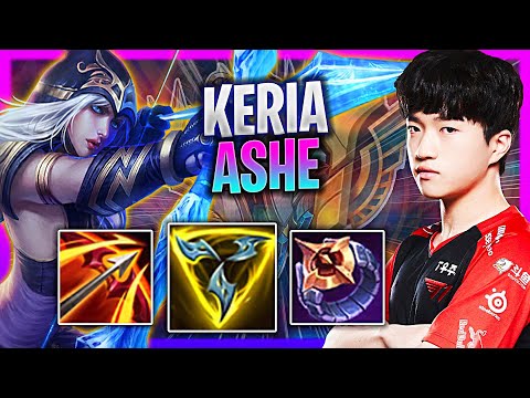 LEARN HOW TO PLAY ASHE ADC LIKE A PRO! | T1 Keria Plays Ashe ADC vs Aphelios! | Season 2023