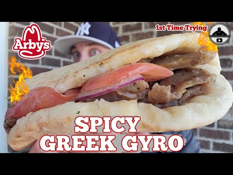 Arby's® SPICY Greek Gyro Review! 🔥🥙🔥 | 1st Time...