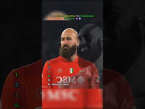 Top Perfect Penalties No Goalkeeper Can Save 🧤⚽