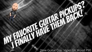 Video thumbnail for My All Time FAVORITE Guitar Pickups? Finally Have Them Back! | NGD: Vigier GV Wood P90 by Jason Sadites