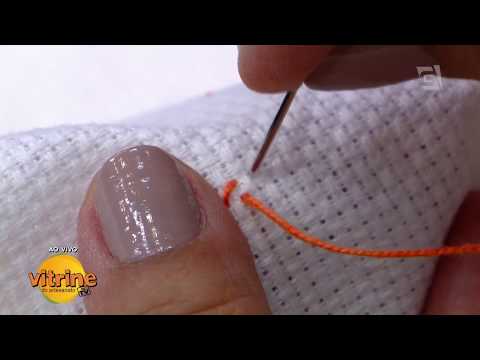 Bordado Crivo sem Corte com Leila Jacob | Vitrine do Artesanato na TV