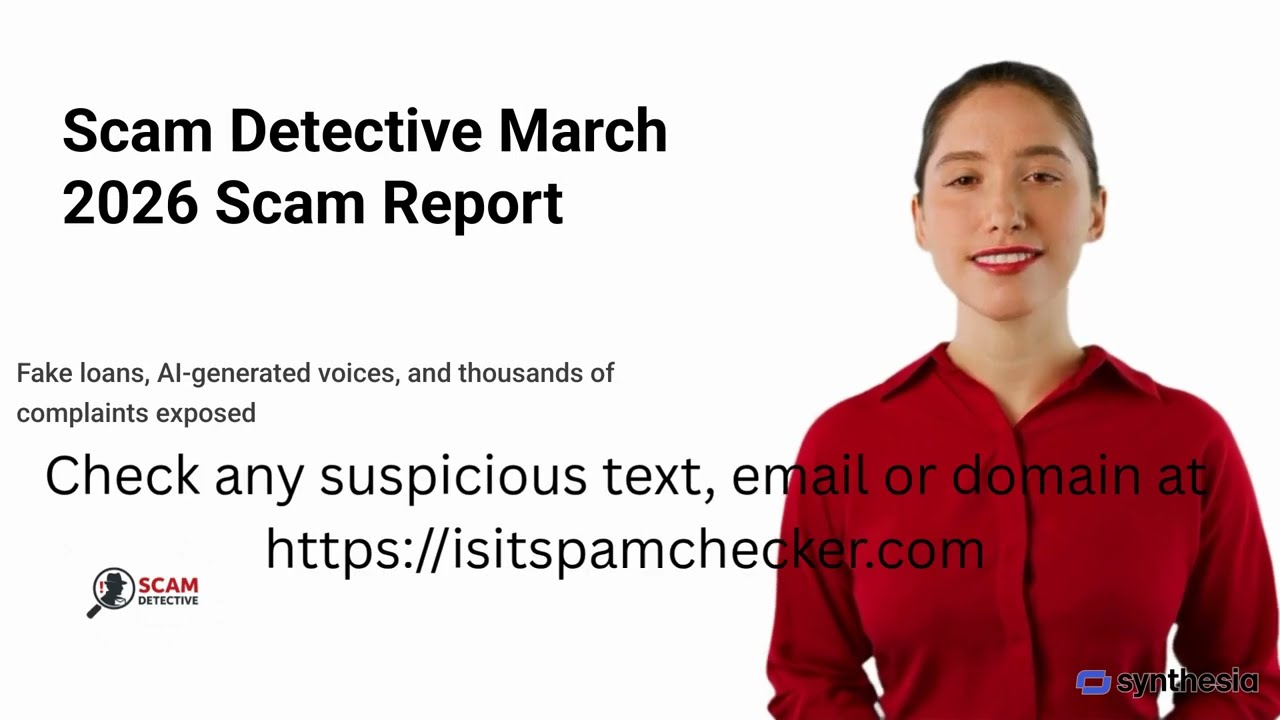 Scam Detective's March 2026 Report: Scam Numbers: Fake Loans, AI Voices, Real Victims