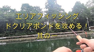 エリアフィッシング　ドクリアポンドを攻める！　その1