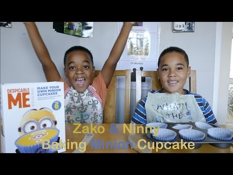 Zako & Ninny Baking Minions Cupcake