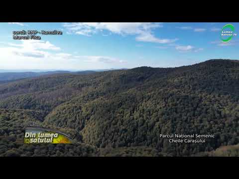 Imagine aeriană  din Parcul Național Semenic- Cheile Carașului