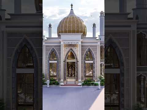 desain masjid 2 lantai