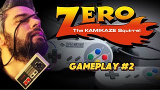 SNES - Zero The Kamikaze Squirrel - Gameplay Walkthrough (Part 2/2) - ITA Commentary