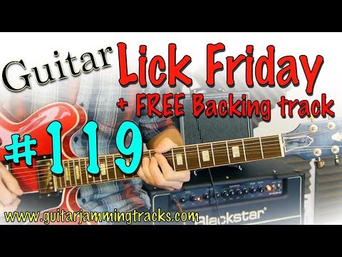 Guitar Lick friday Week 119 - Blues Scale with plenty of sliding going on!